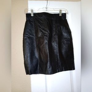 Leather Skirt